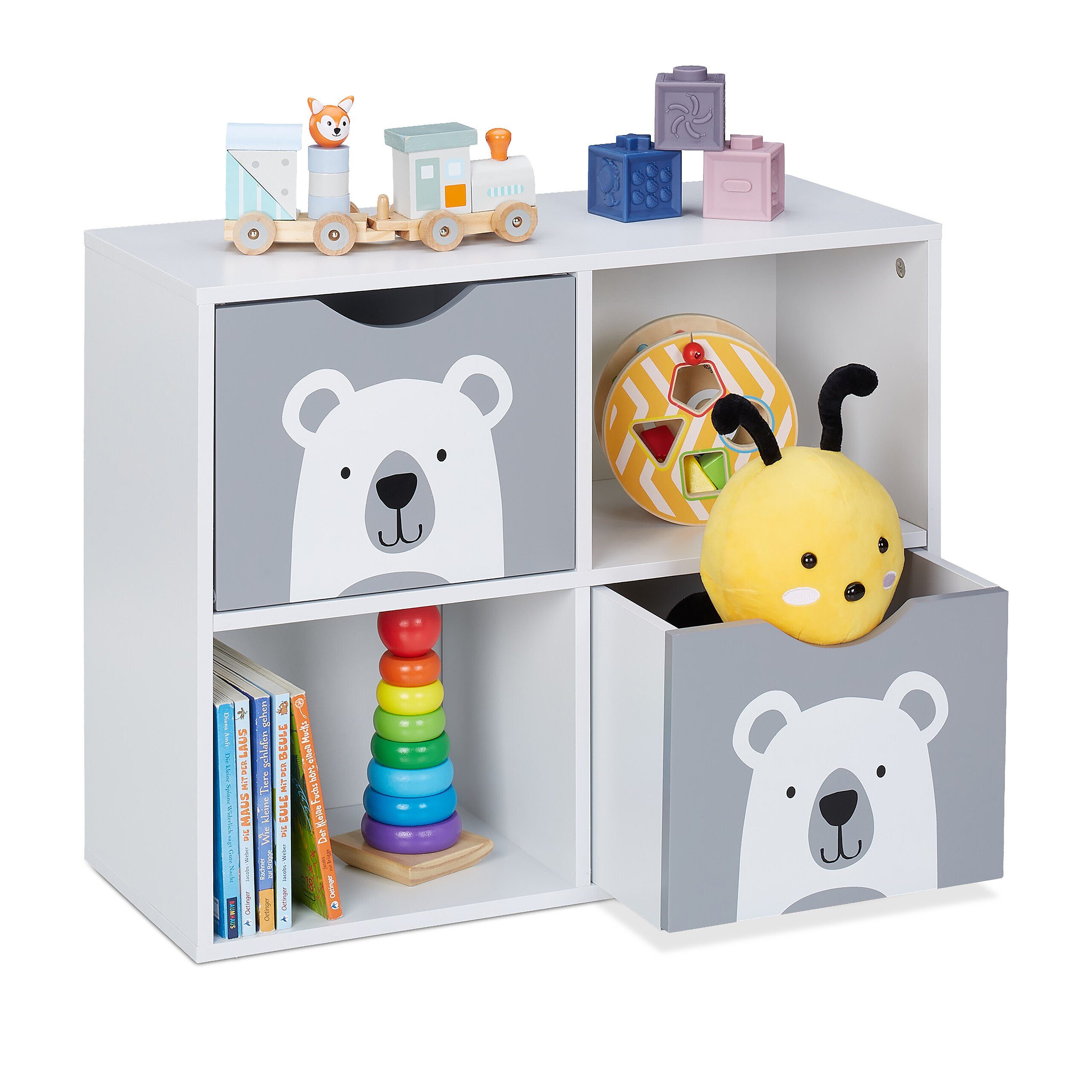 relaxdays Kinderregal Bär günstig online kaufen