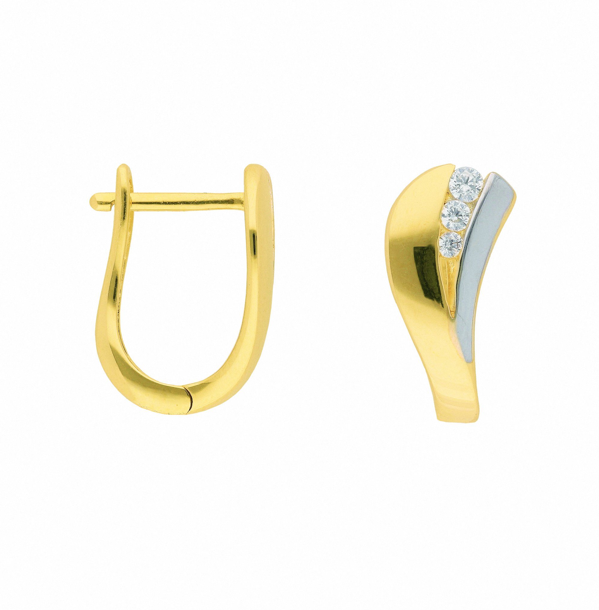 Adelia´s Paar Ohrhänger Damen Goldschmuck, Goldschmuck für Damen | Ohrhänger