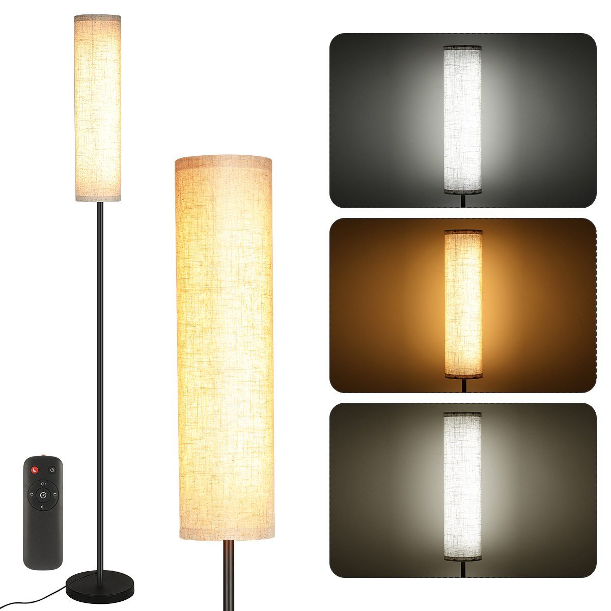 VidaXL Stehlampe 170cm - Stylische Papierlampe Für Gemütliches Licht