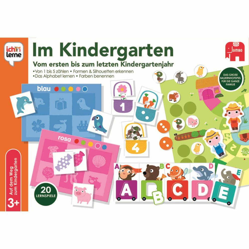 Jumbo Spiele Lernspielzeug ich lerne im Kindergarten