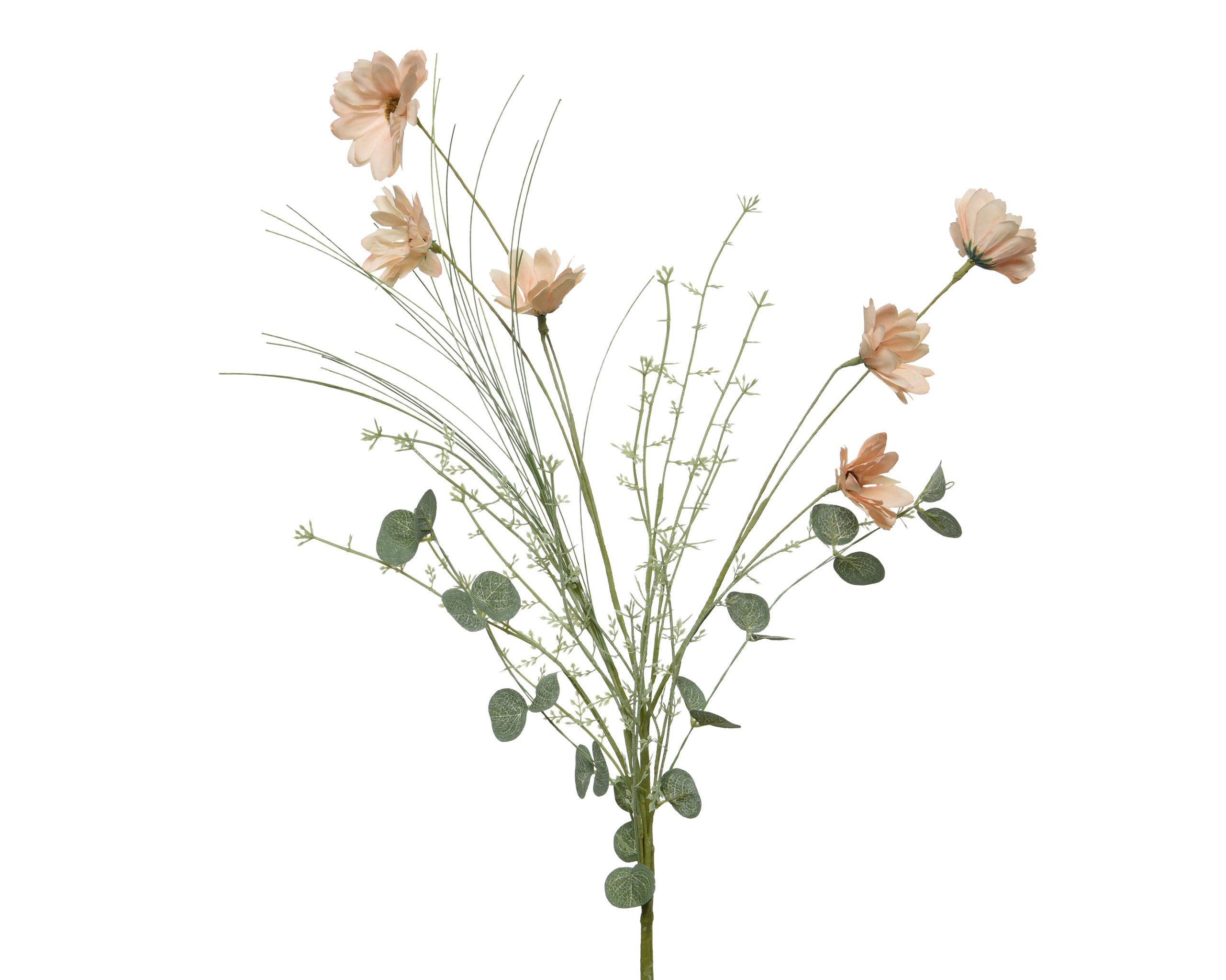 Kunstblume, Decoris season decorations, Künstliche Dahlie 65cm Rosa Grün