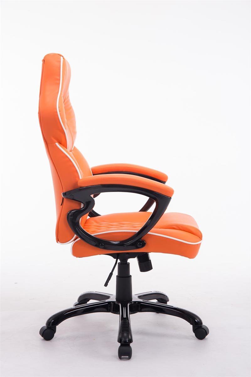 BIG drehbar Gaming und XXX orange CLP Chair höhenverstellbar Kunstleder,