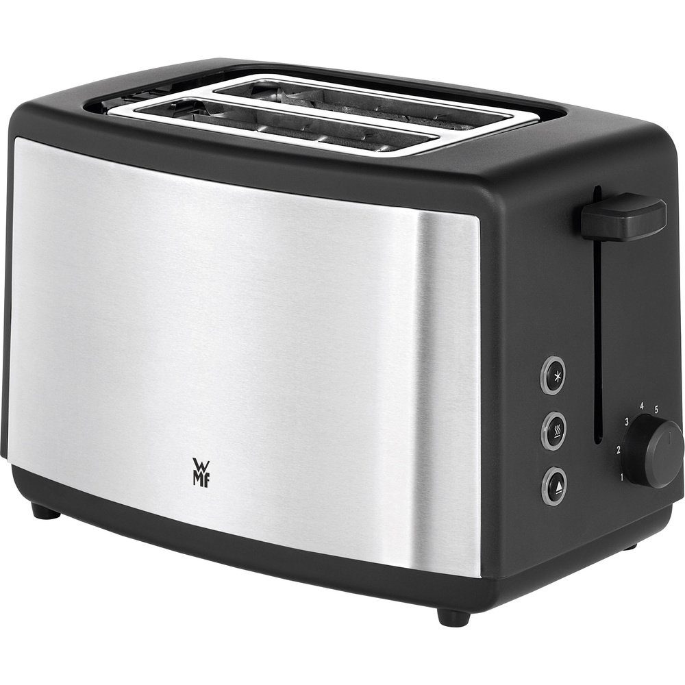 WMF Toaster WMF Bueno Toaster mit eingebautem Brötchenaufsatz Chrom (matt)