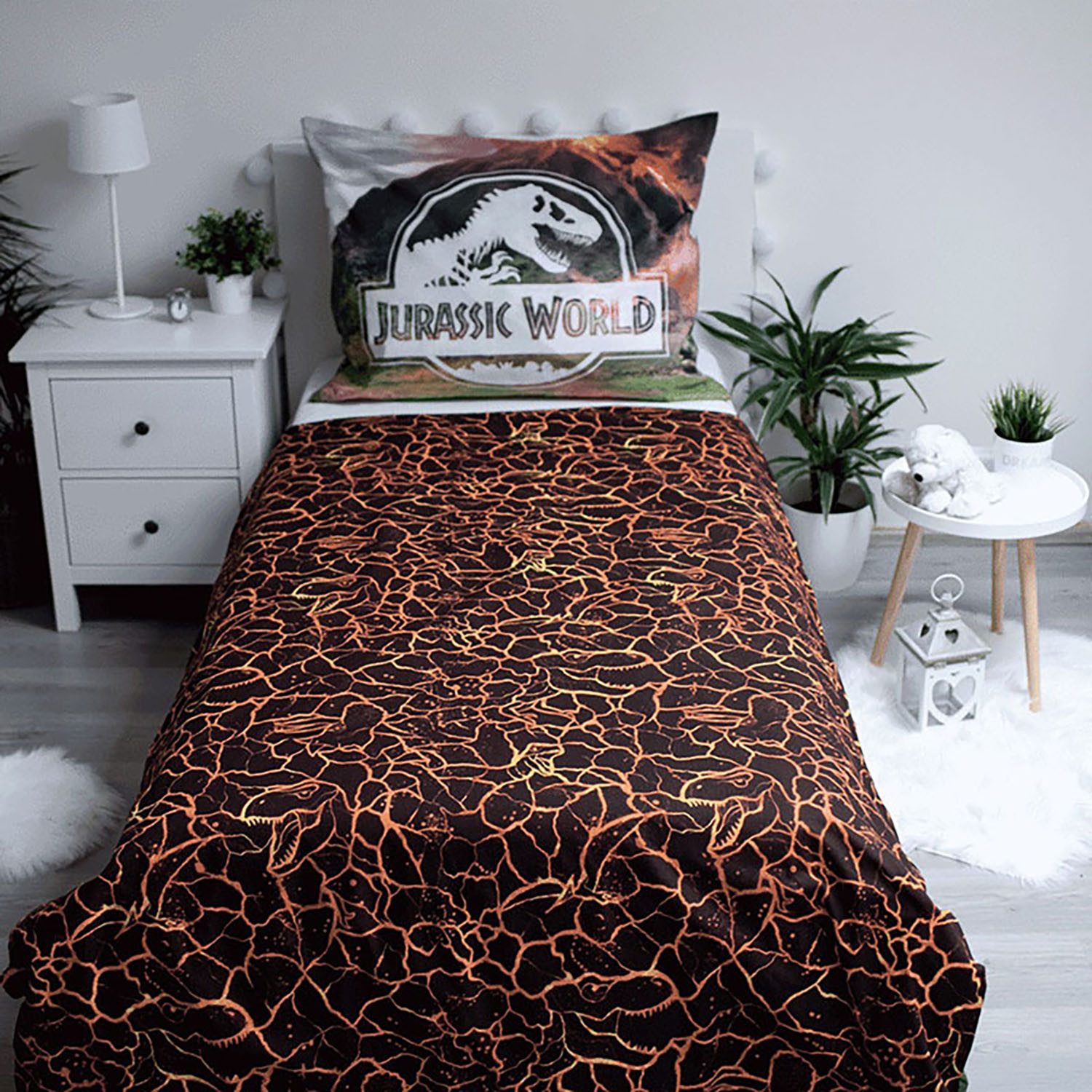 Jurassic World Kinderbettwäsche Jurassic World, Renforcé, 2 teilig