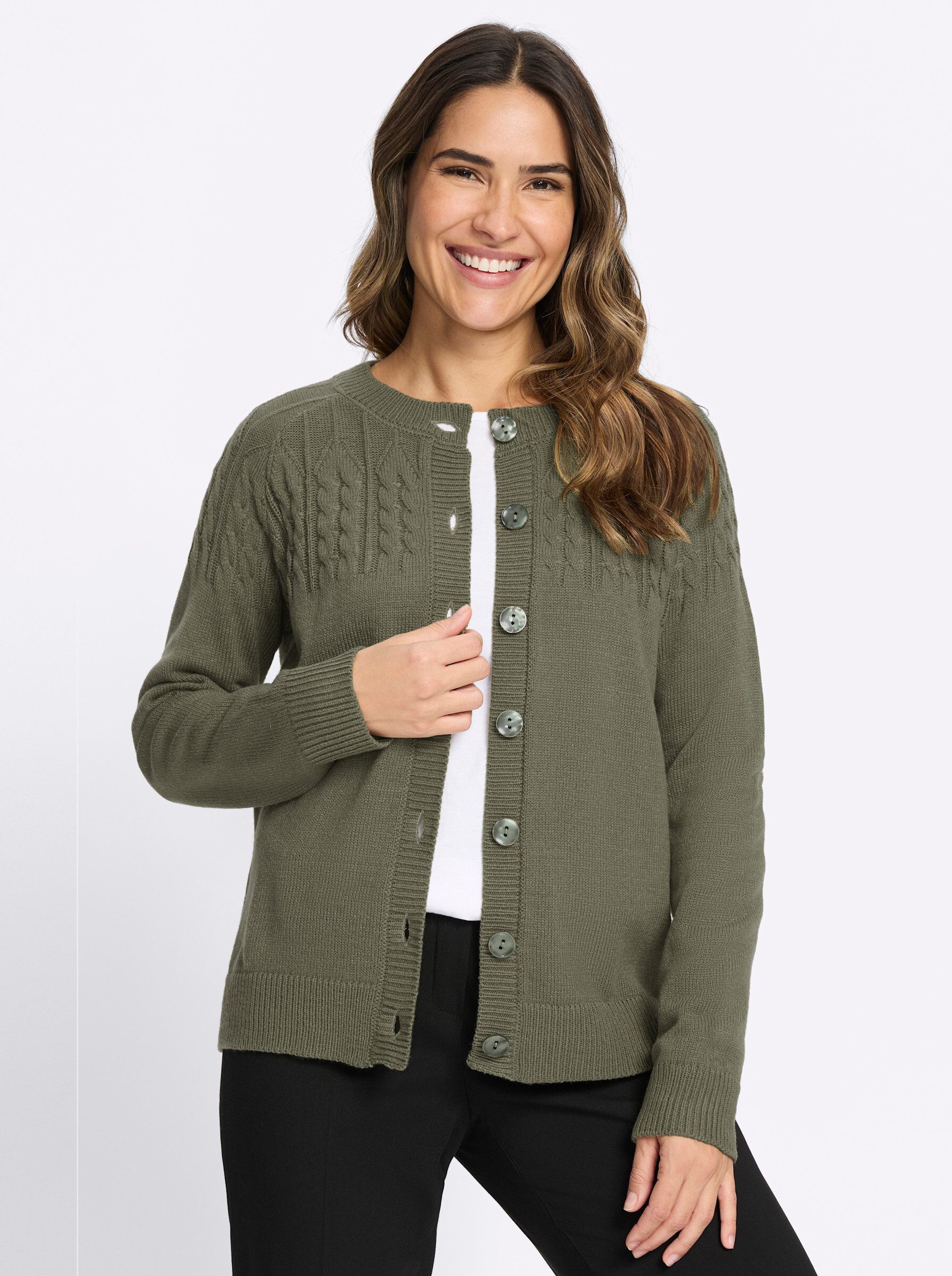 Strickjacke Strickjacke Langarm