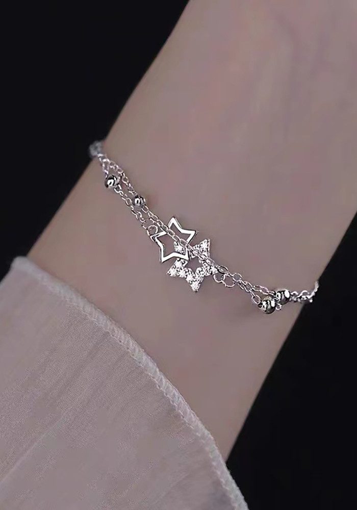 Color Design Silberarmband Armband mit Stern aus 925 Silber CD-SMK-88, Armk günstig online kaufen