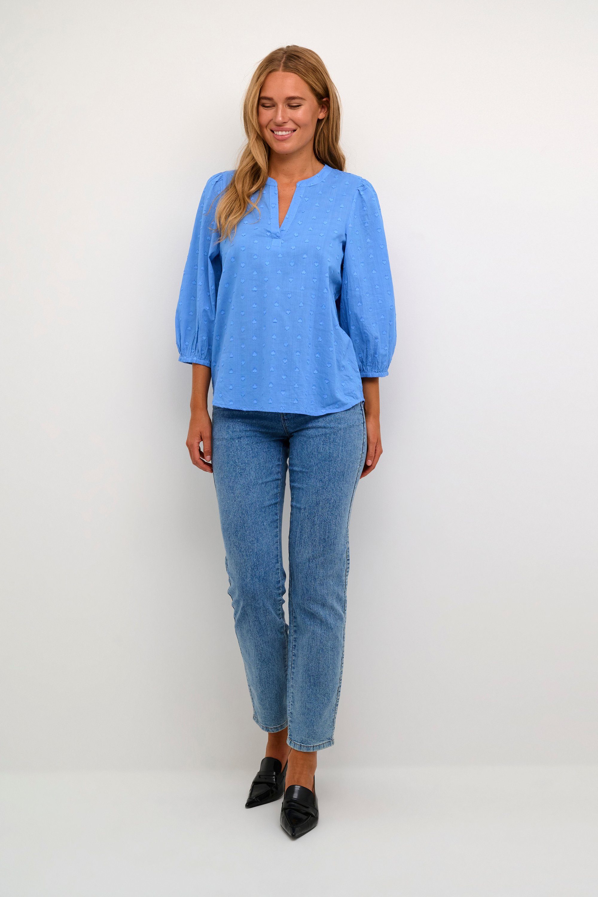 KAFFE Langarmbluse Langarm-Bluse KAjollia günstig online kaufen