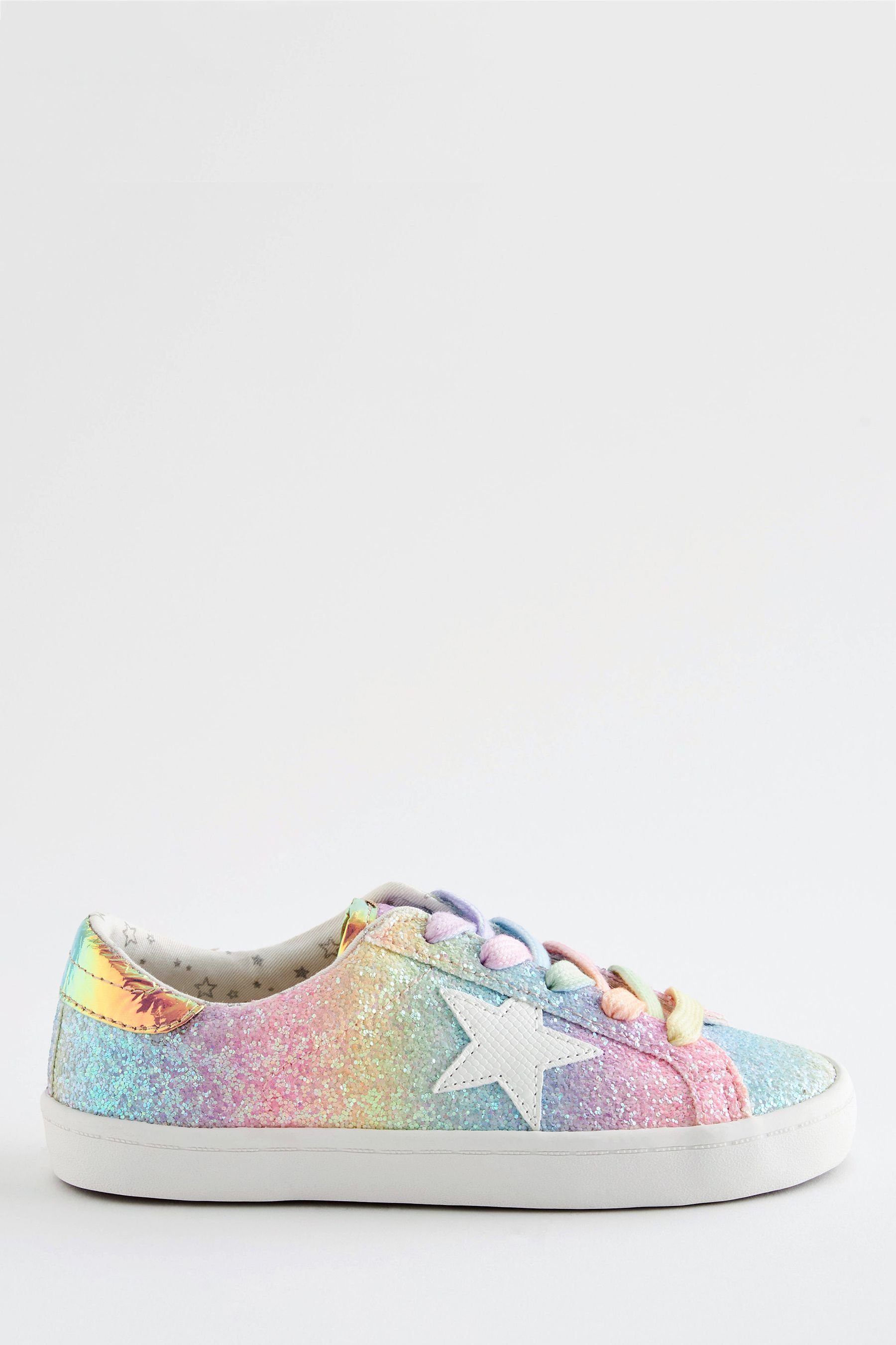 Next Star Sneaker zum Schnüren Sneaker (1-tlg) Rainbow Pastel Glitter