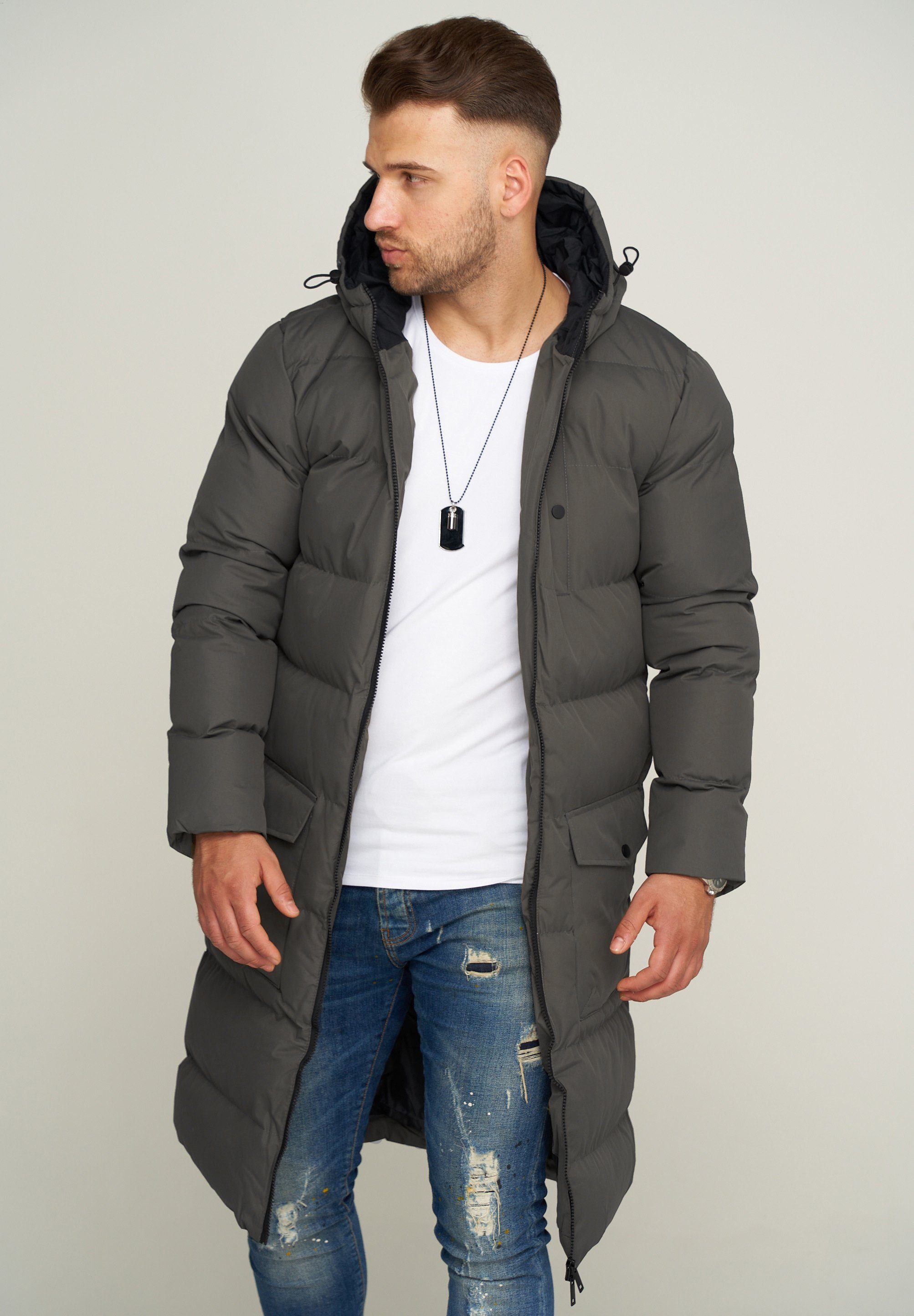 SOULSTAR Parka S2KANSK mit Kapuze warme Winterjacke Wintermantel Steppjacke günstig online kaufen
