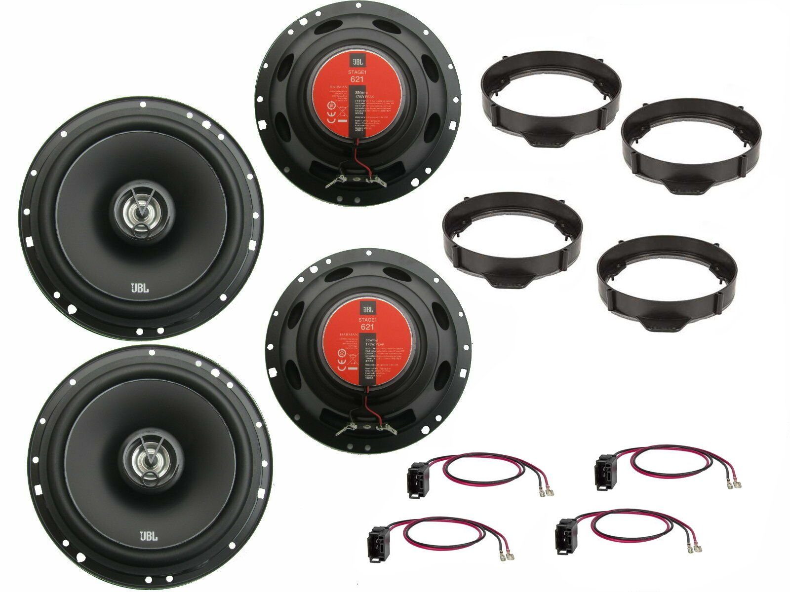DSX JBL für Mercedes E Klasse W212 Bj 09-16 Lautsprecher Set Tür vorne + H Auto-Lautsprecher (70 W)
