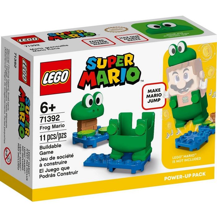 LEGO® Konstruktionsspielsteine LEGO® Super Mario™ - Frosch-Mario Anzug (Set 12 St)