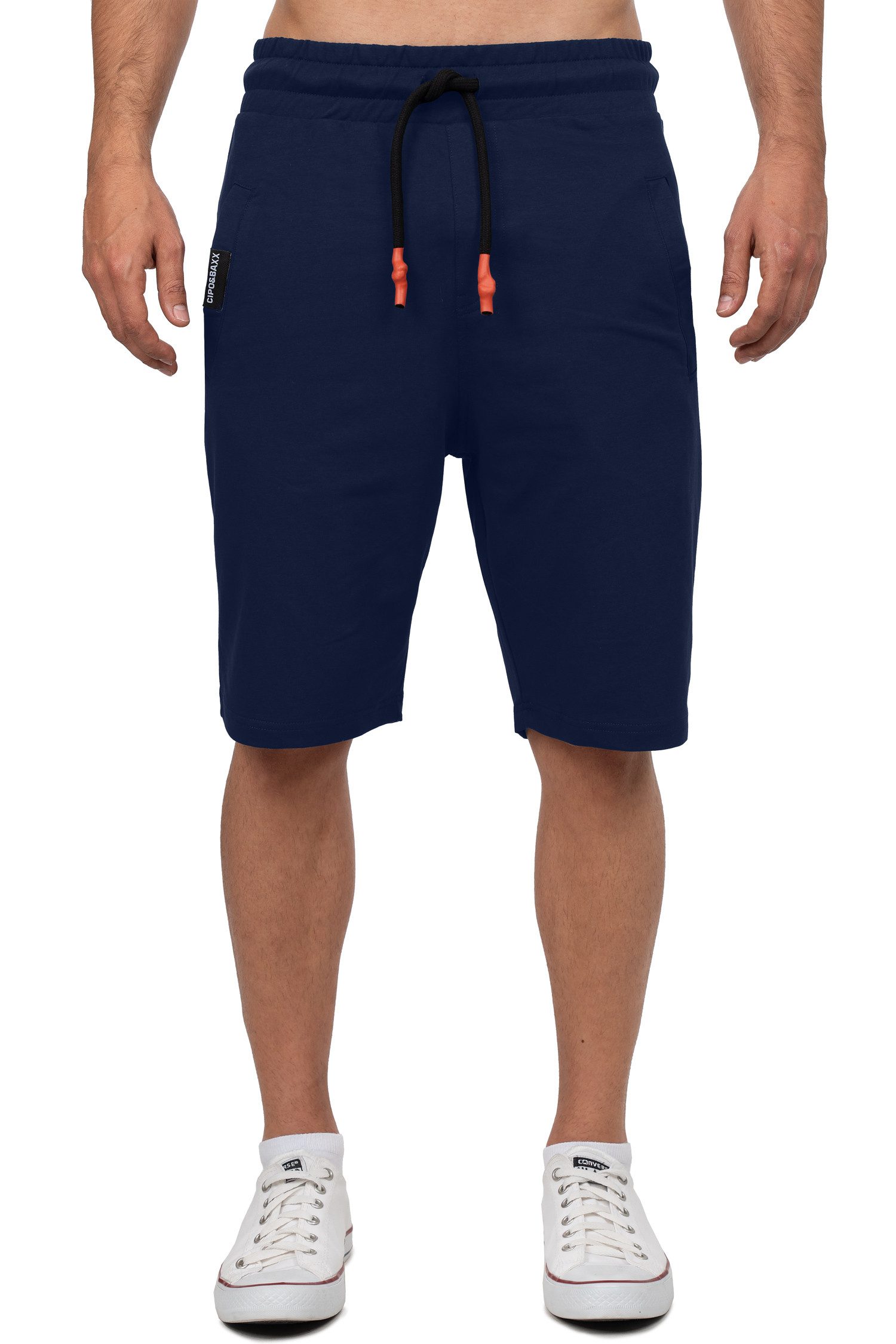 Cipo & Baxx Sweatshorts Herren Regular Fit Capri Hose Mid Waist BA-CK271 Ko günstig online kaufen