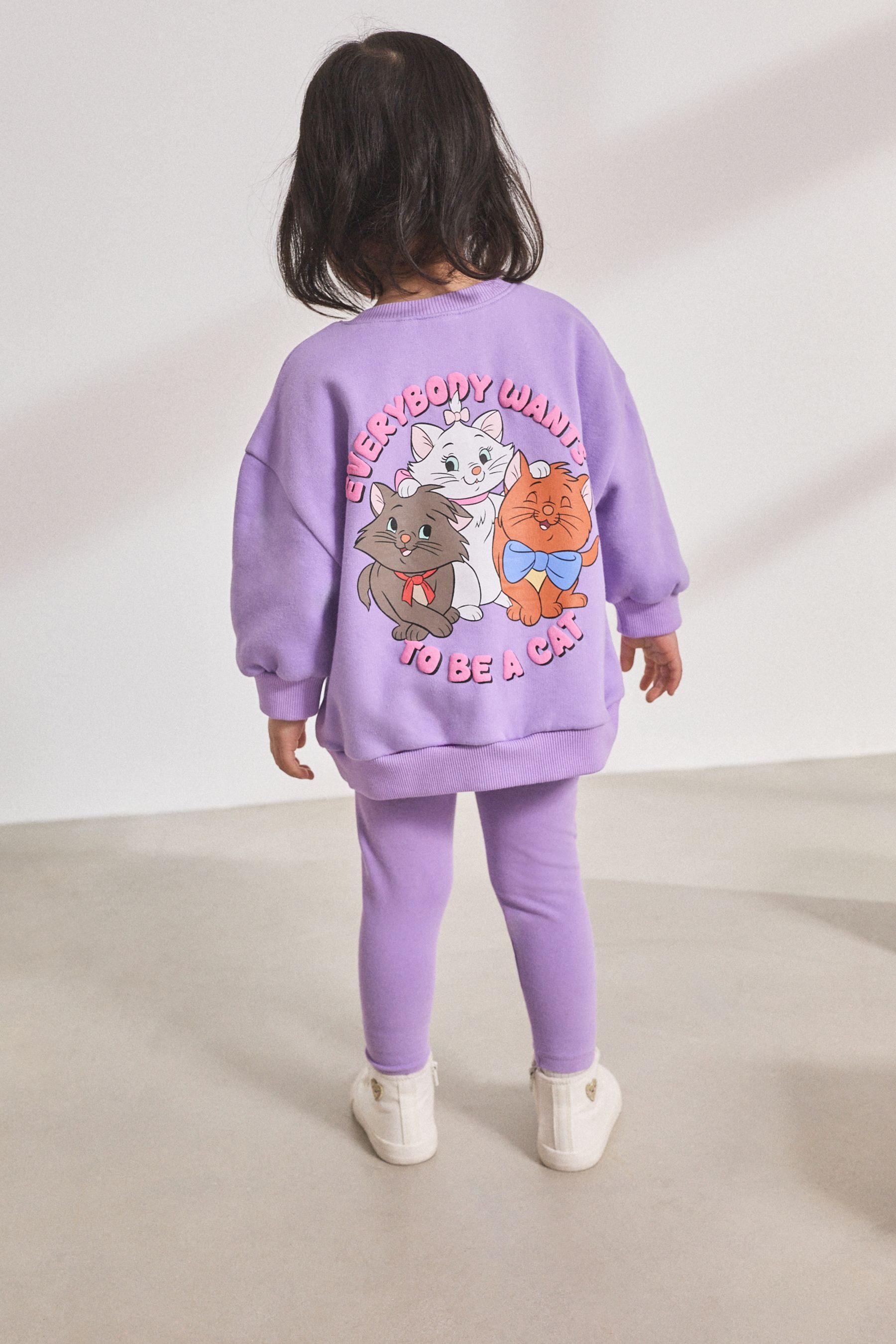 Next Top & Leggings Sweatshirts und Leggings im Set, Disney Aristocats (2-tlg)
