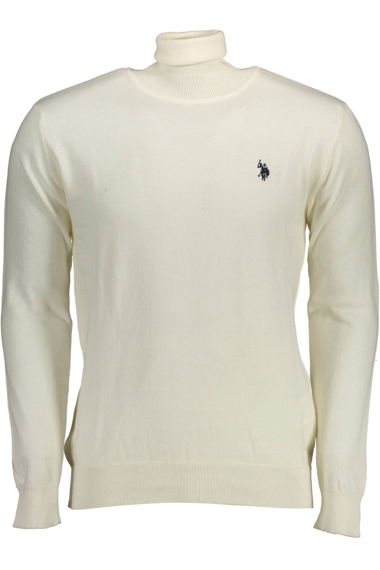 U.S. Polo Strickpullover Elegantes Weißes Rollkragenshirt für Herren – Perfekt für jeden A