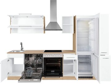 HELD MÖBEL Küchenzeile Eton, ohne E-Geräte, Breite 300 cm