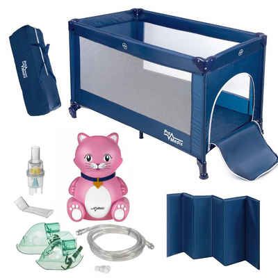 Promedix Inhalator PR-803 + PR-816, Reisebett für Kinder + Inhalator Katze