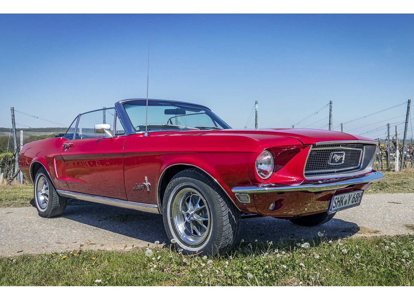 Erlebnisgutschein Ford Mustang Oldtimer mieten (1 Tag)