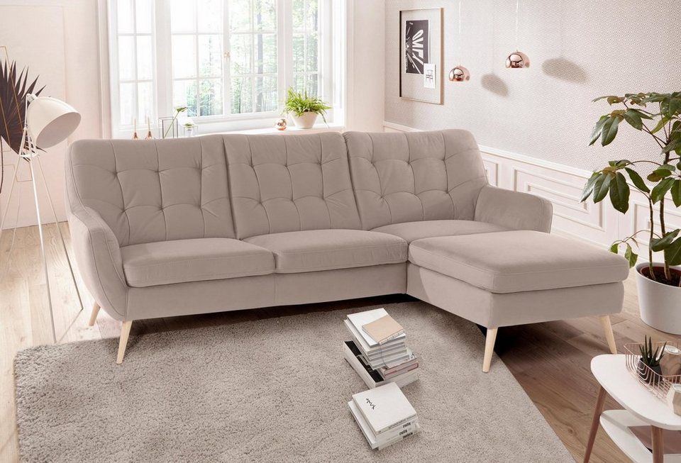 exxpo - sofa fashion Ecksofa Scandi, Recamiere links oder rechts bestellbar