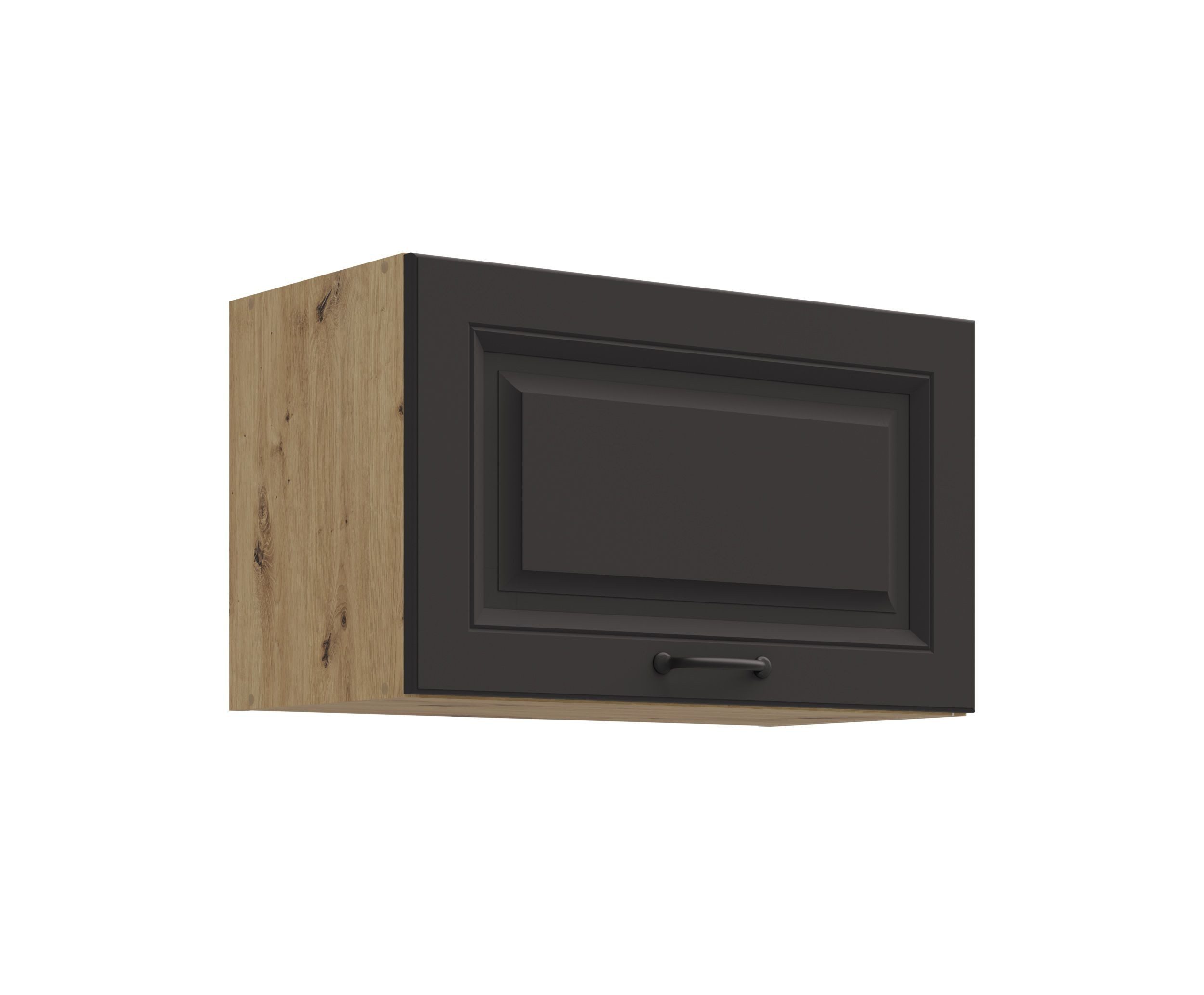 Kurzhängeschrank 60 cm Küche Stilo Grau Eiche Artisan Küchenzeile Einbauküche Landhaus