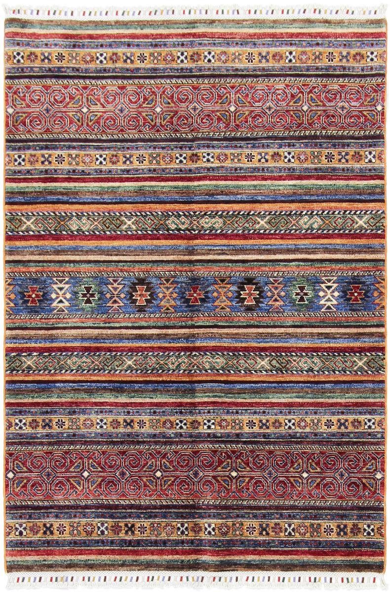 Orientteppich Arijana Shaal 121x177 Handgeknüpfter Orientteppich, Nain Trading, rechteckig, Höhe: 5 mm