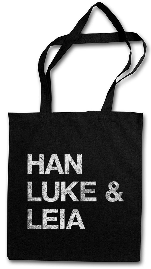 Beuteltasche Han Luke & Leia Stofftasche Solo Wars X Red Star Krieg Allianz Guerre