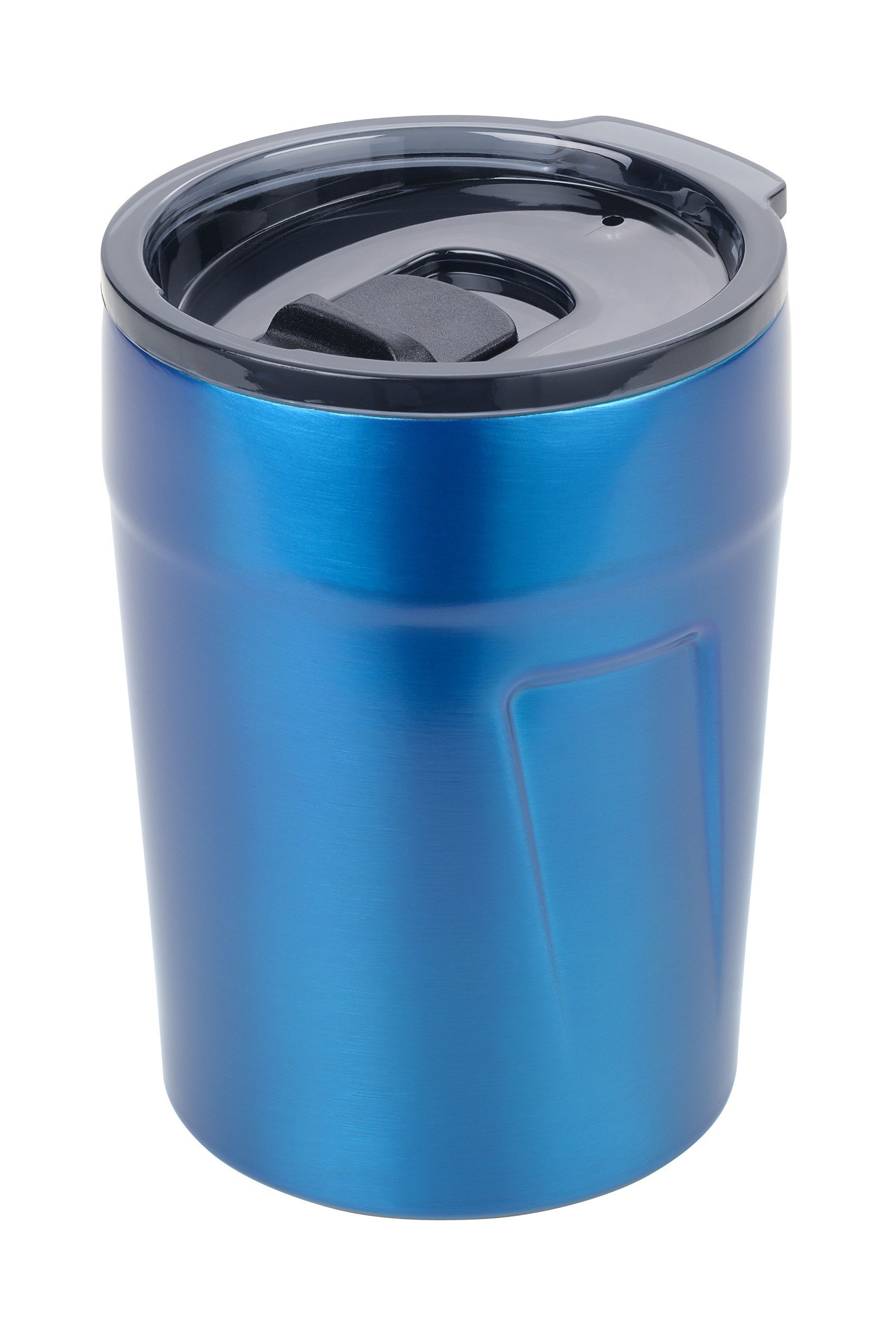 TROIKA Thermobecher ESPRESSO DOPPIO 160 ml – doppelwandiger Mini Coffee to go Becher, Edelstahl, BPA-freier Kunststoff, schwappsicher & nachhaltig