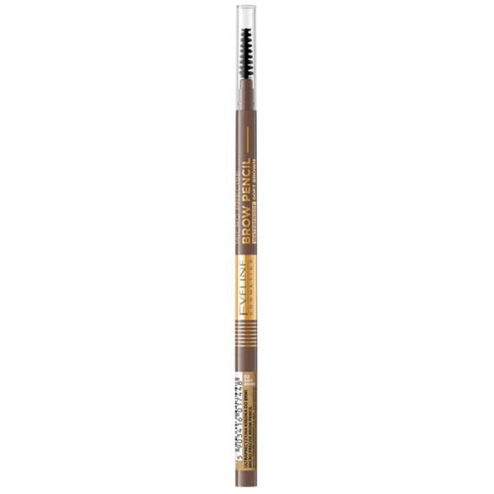 Eveline Cosmetics Wimpernpflege Micro Precise Augenbrauenstift 02 Soft Brown