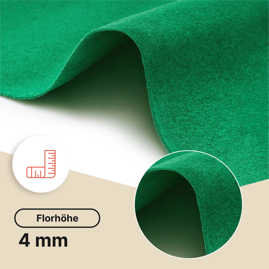 Tapiso Rasenteppich VERA, rechteckig, Höhe: 4 mm, UV-beständig, pflegeleicht, hypoallergen, 600 g/m²