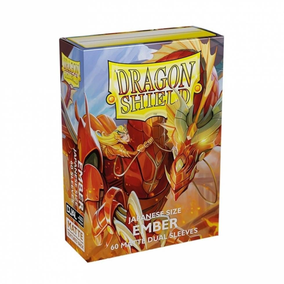 Arcane Tinmen Spiel, Dragon Shield - Japanese Art Sleeves Matte Dual - Ember (60) - englisch