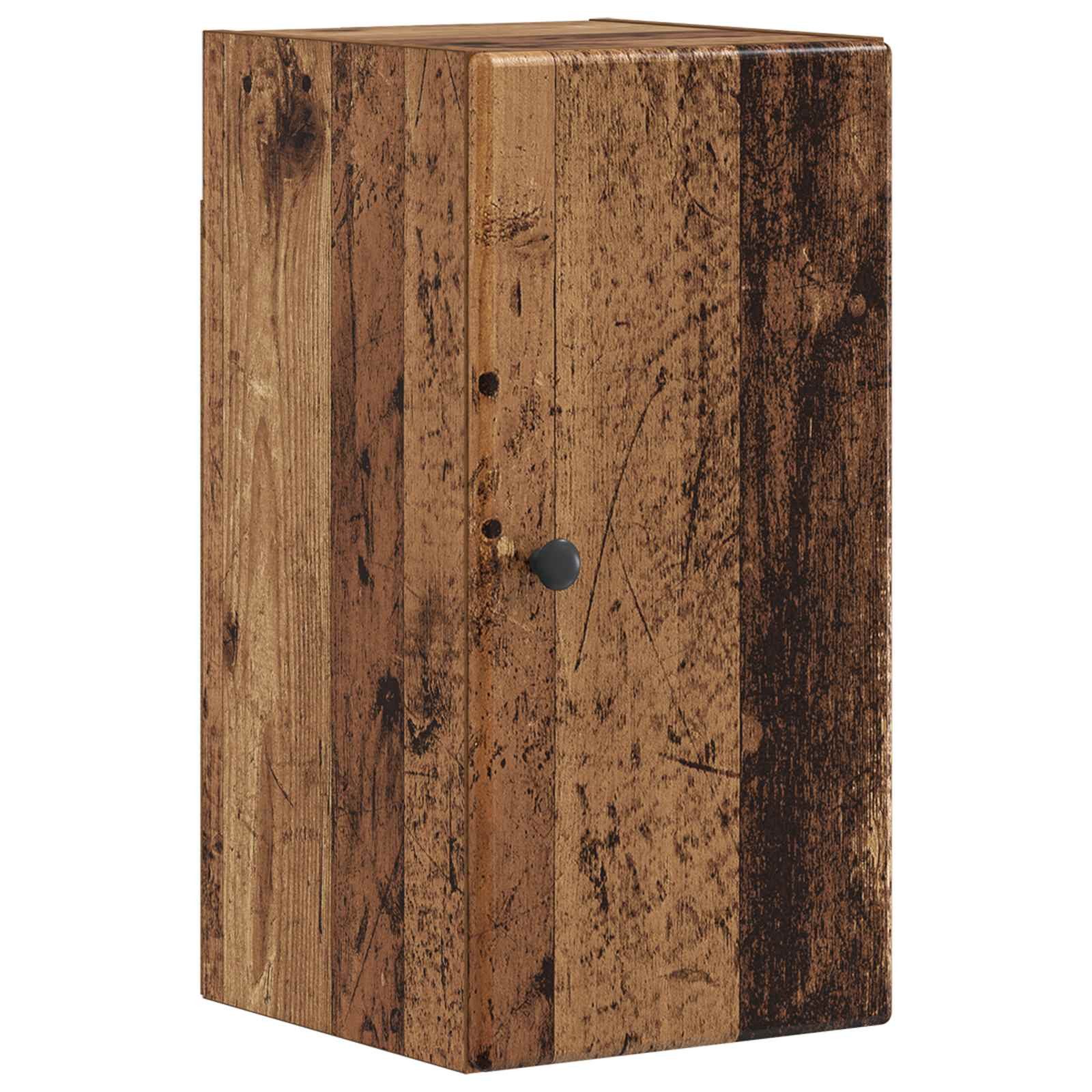 vidaXL Badezimmerspiegelschrank Badezimmer-Wandschrank BREDA Altholz 30 x 31 x 59 cm