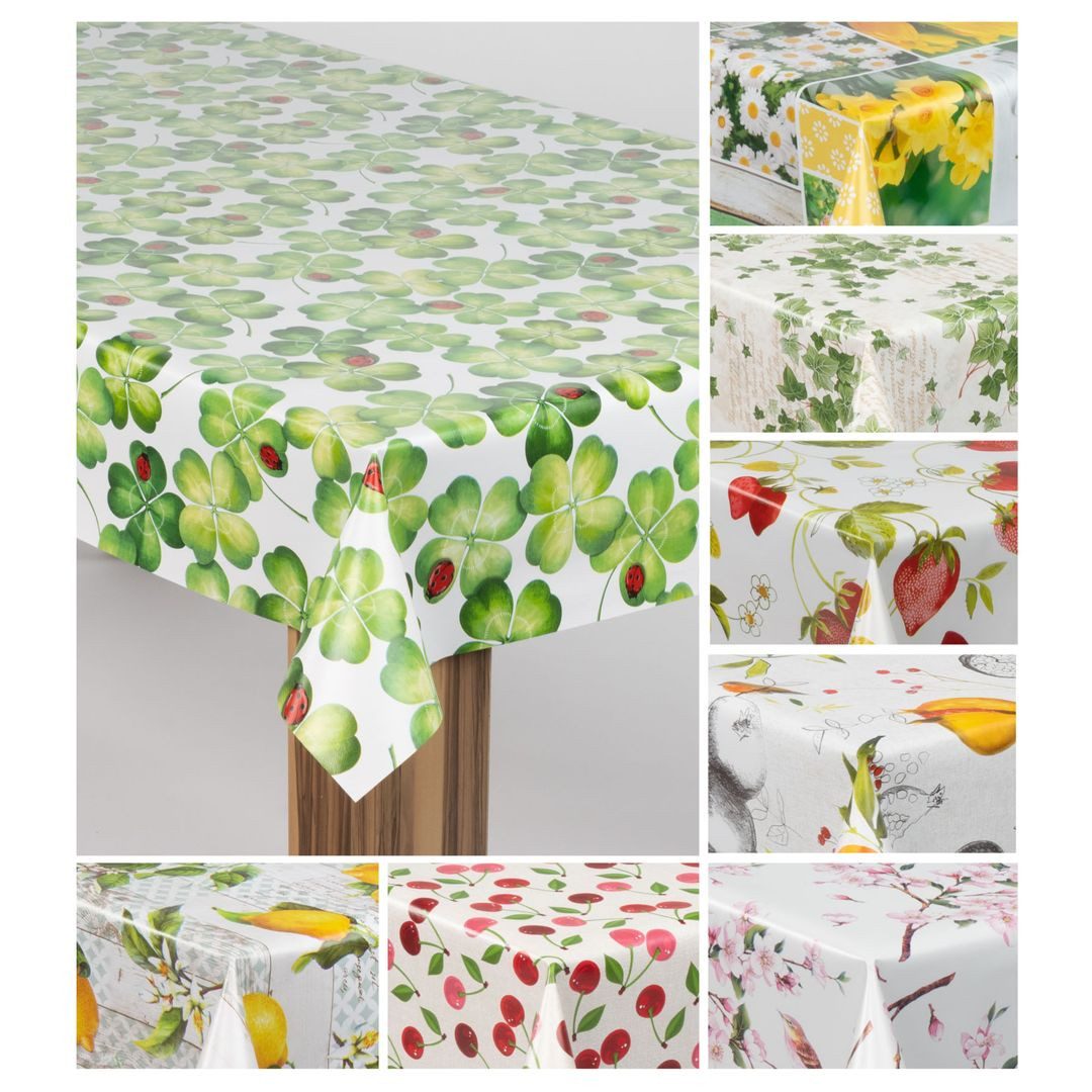 laro Tischdecke laro Wachstuch-Tischdecke Wachstischdecke Gartentischdecke günstig online kaufen