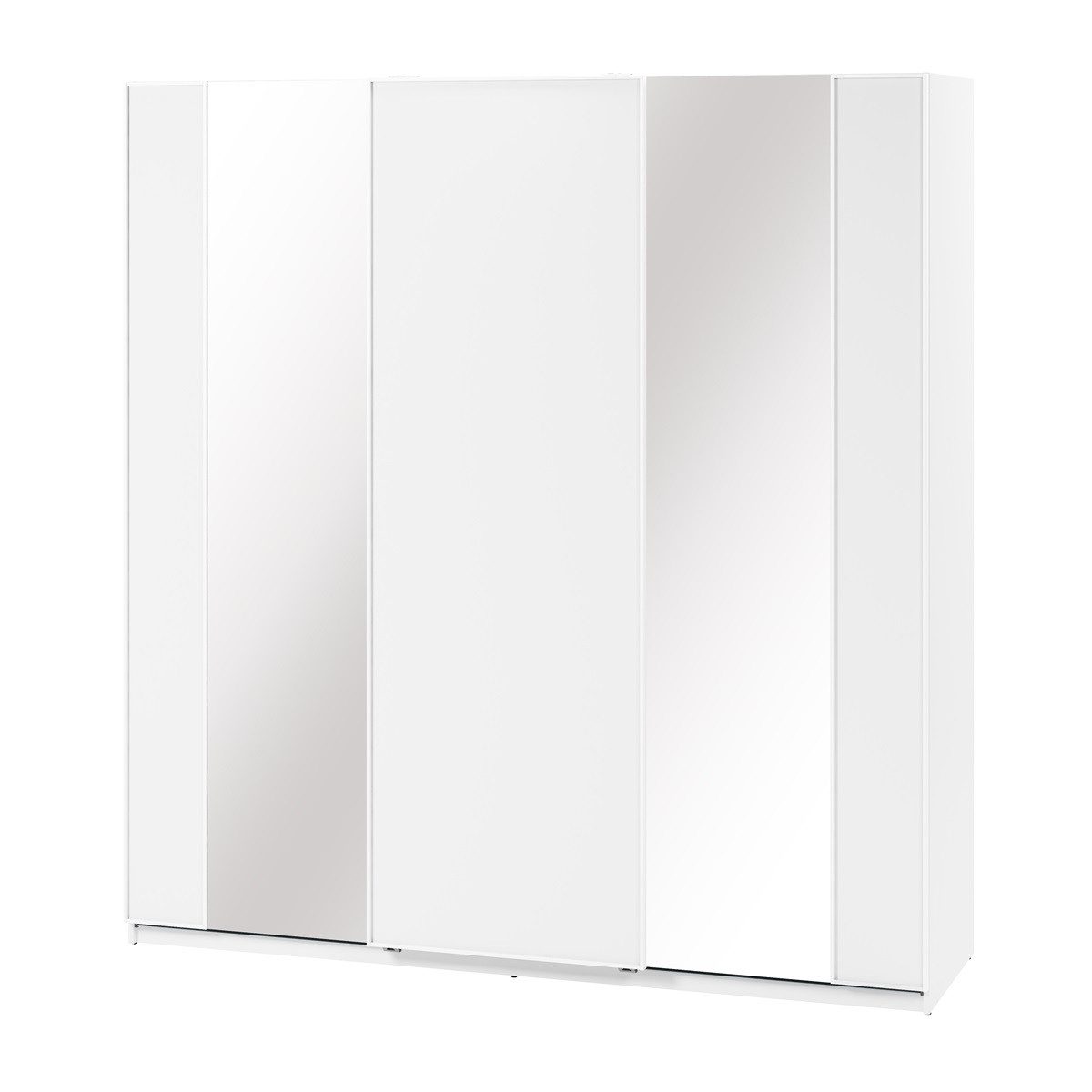 Compleo Schwebetürenschrank mit Aufhänger. Kleiderschrank mit Spiegel LAVIAS. Modern design