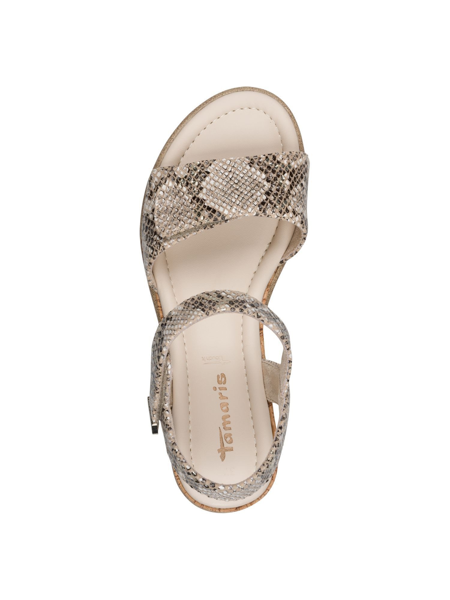 Tamaris TOUCH-IT mit Keilabsatz Keilabsatz 1-28118-44 Plateausandaletten TOUCH-IT