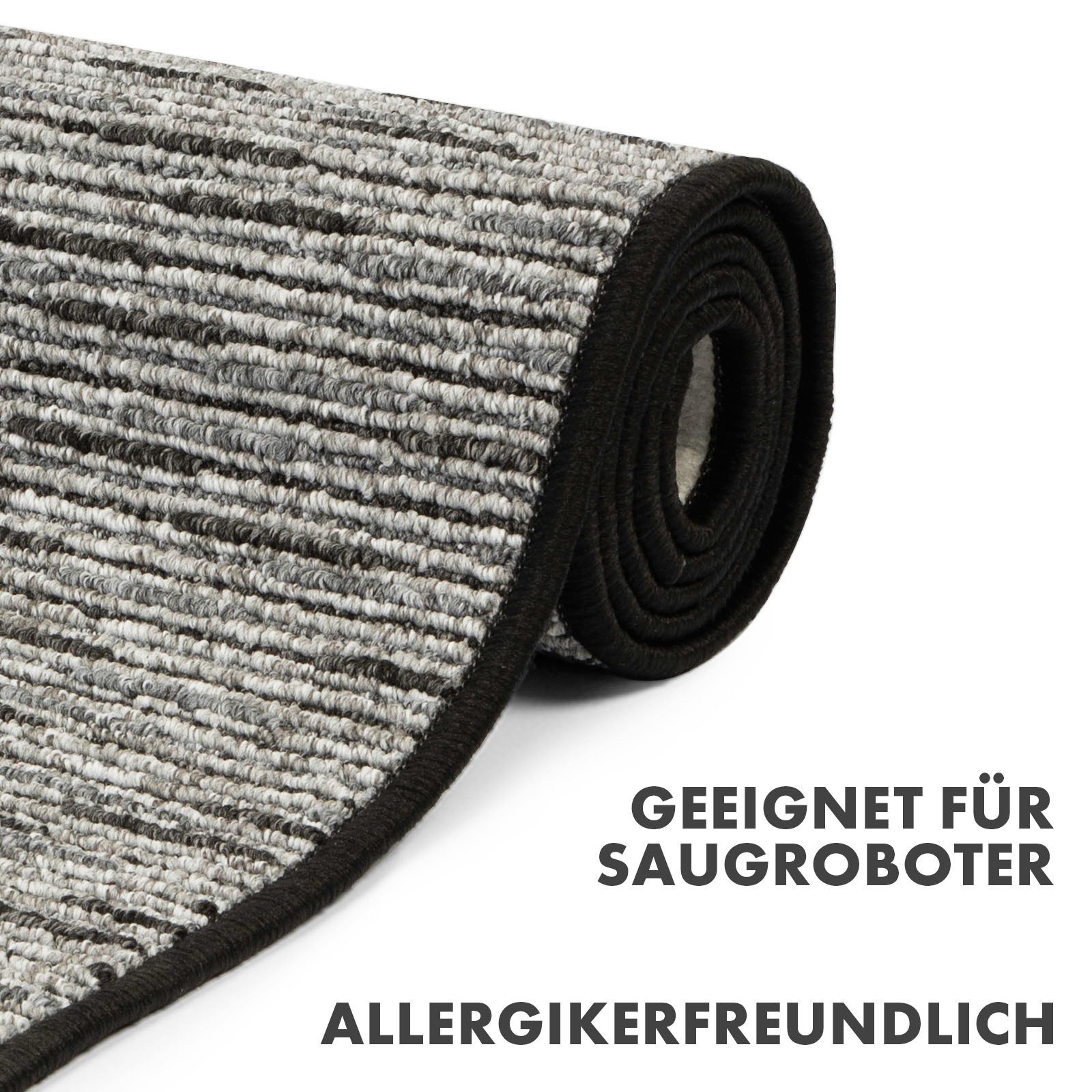 Kubus Teppich auf Maß Genf, Moderner Wohnteppich, Verschiedene Farben und Größen