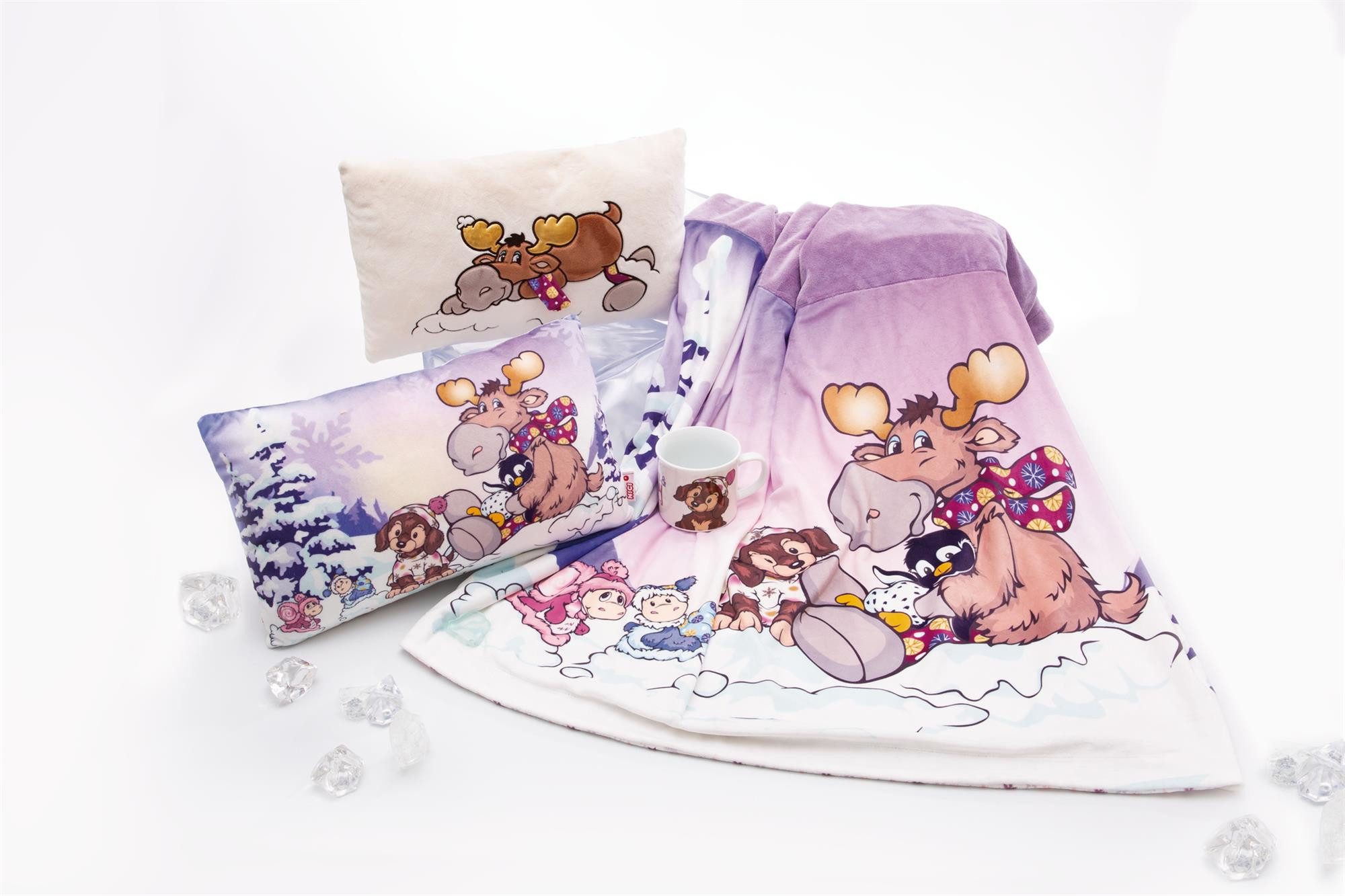 Nici Kuscheltier Nici Kissen Elch Thure 43 x 25 cm