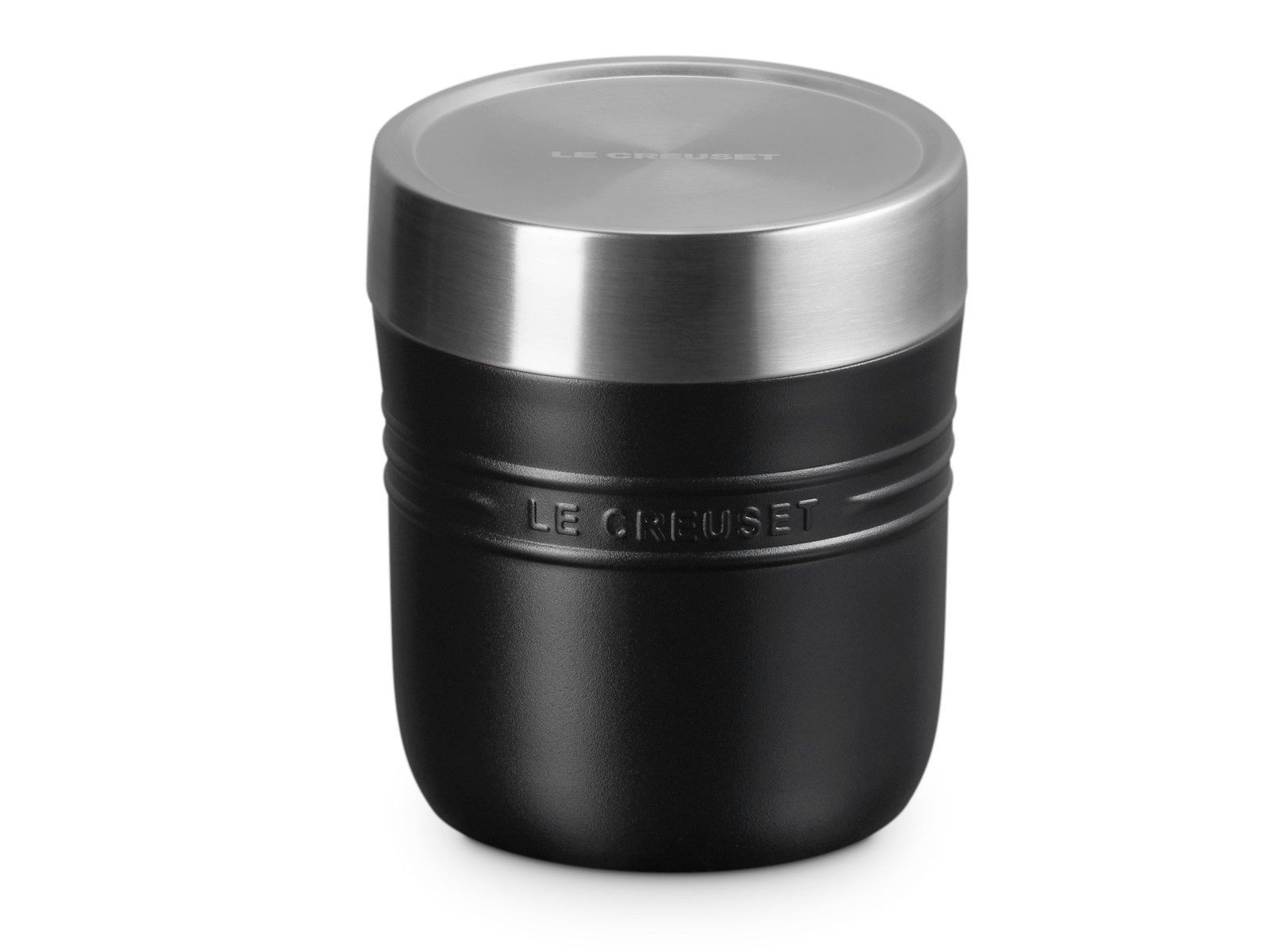 LE CREUSET Thermoflasche On The Go Thermobehälter schwarz matt 500ml