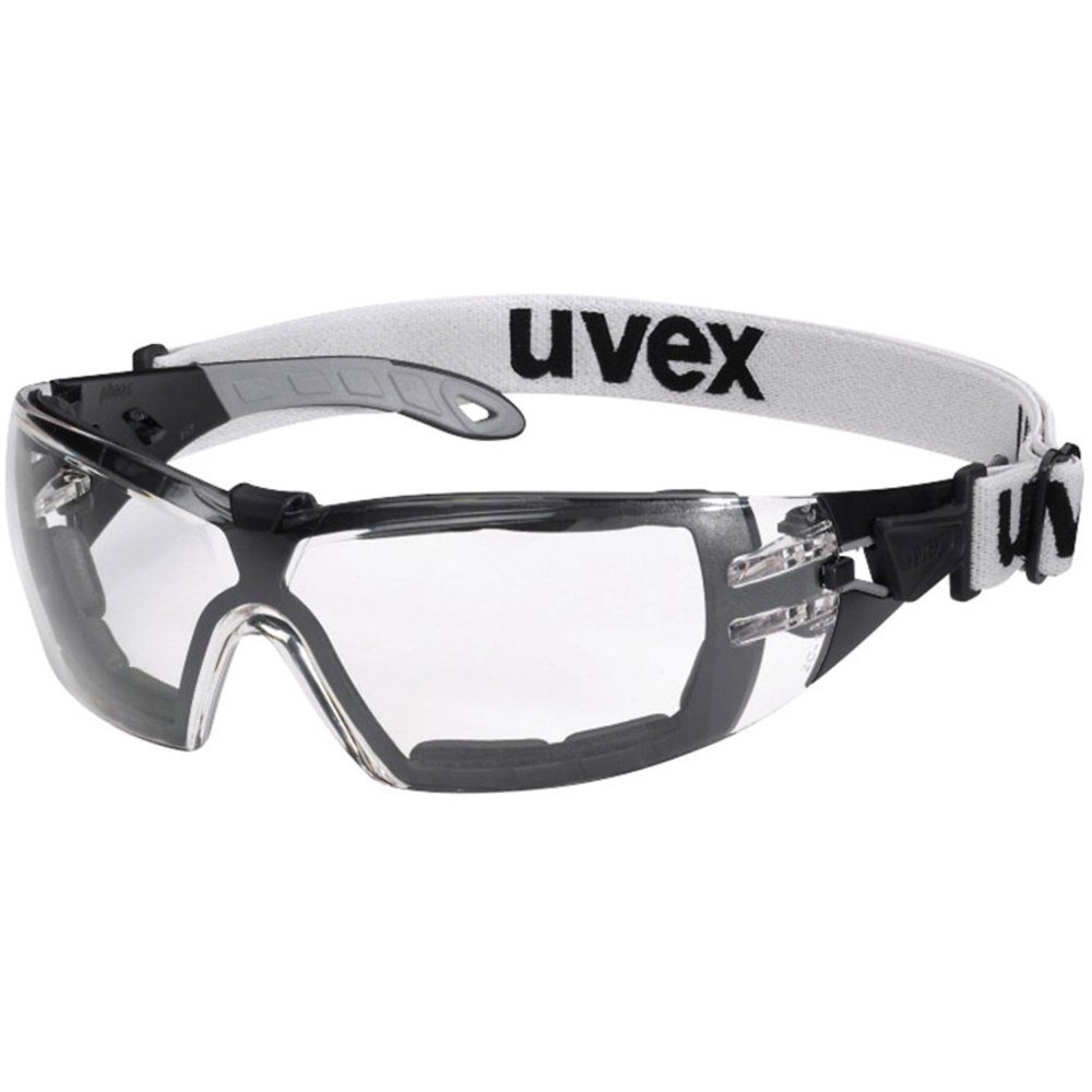 Uvex Arbeitsschutzbrille uvex pheos guard 9192180 Schutzbrille Schwarz, Grau