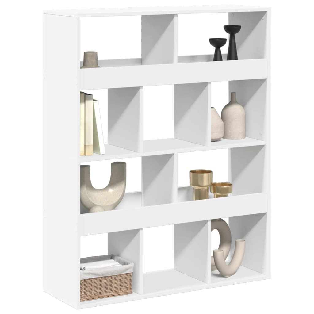 vidaXL Bücherregal Raumteiler Weiß 100x33x125,5 cm günstig online kaufen
