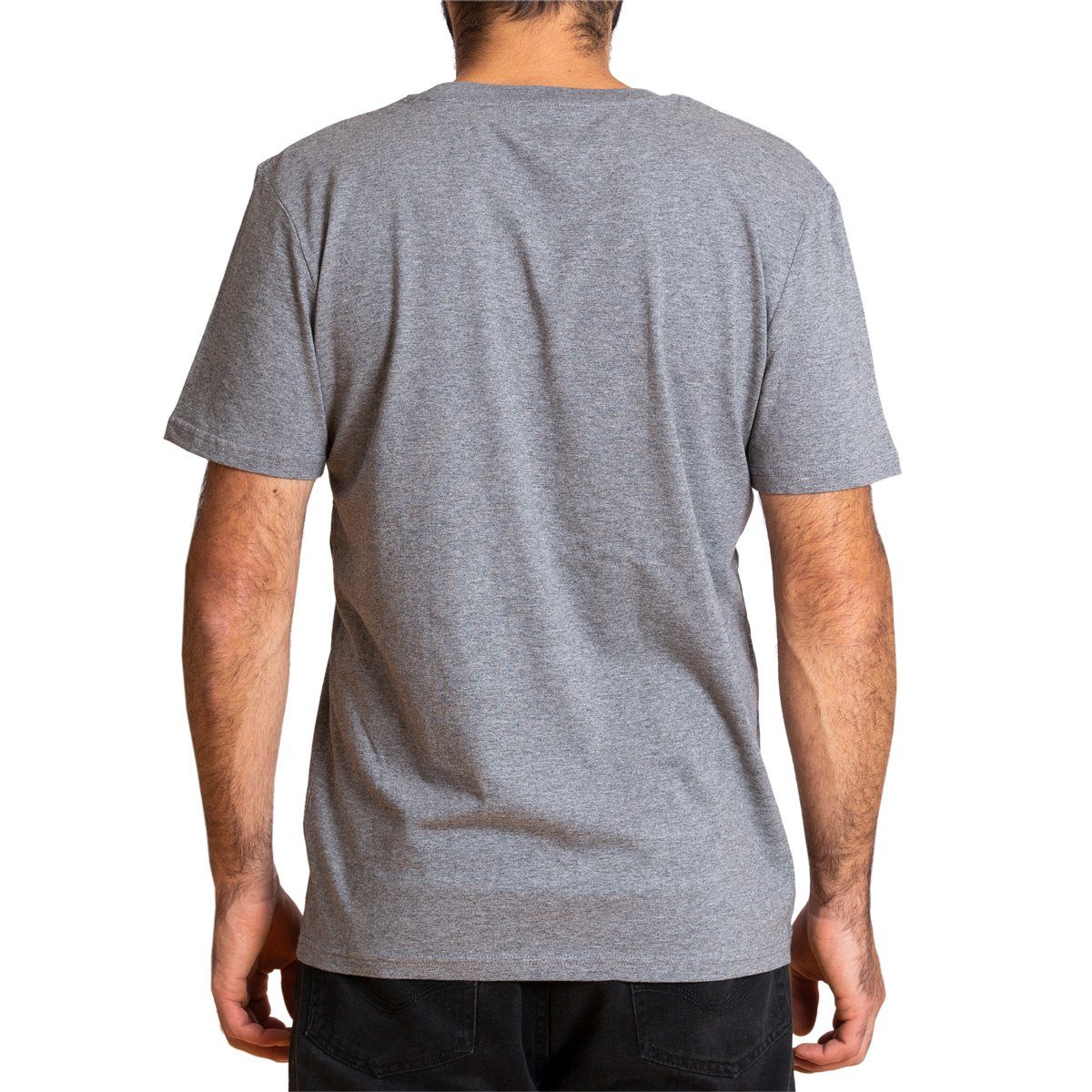 PANASIAM T-Shirt Herren Baumwolle fair aus T-Shirt Bio grau gehandelter "Basic"