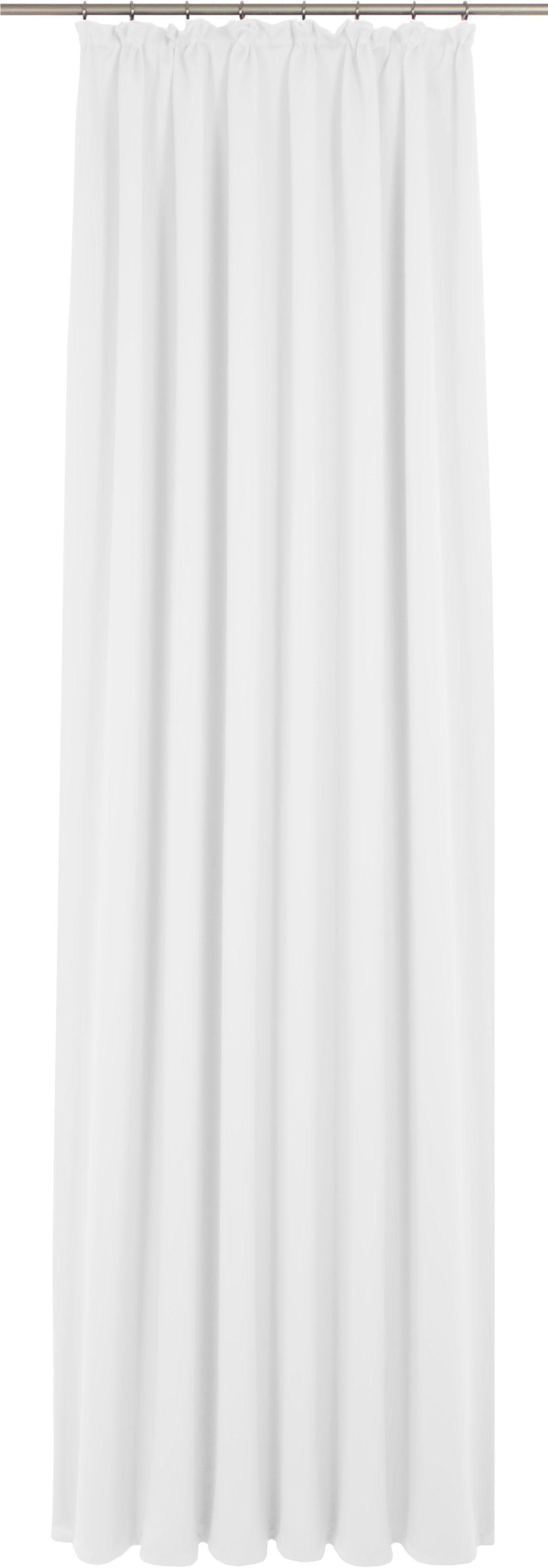 Vorhang Newbury, Wirth, Kräuselband (1 St), blickdicht, Jacquard weiß