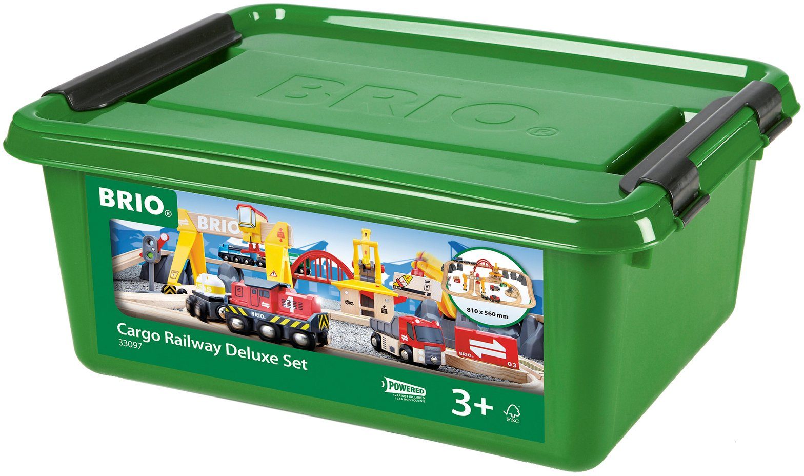 BRIO® Spielzeug-Eisenbahn BRIO® WORLD, Frachten Set Deluxe, (Set), FSC® - s günstig online kaufen