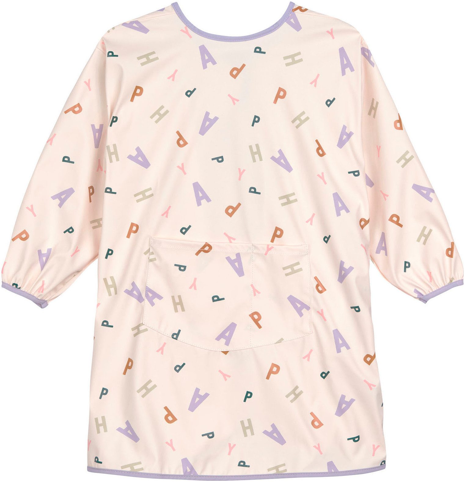 LÄSSIG Malschürze Happy Fruits, pastel lilac, GOTS made with organic materi günstig online kaufen