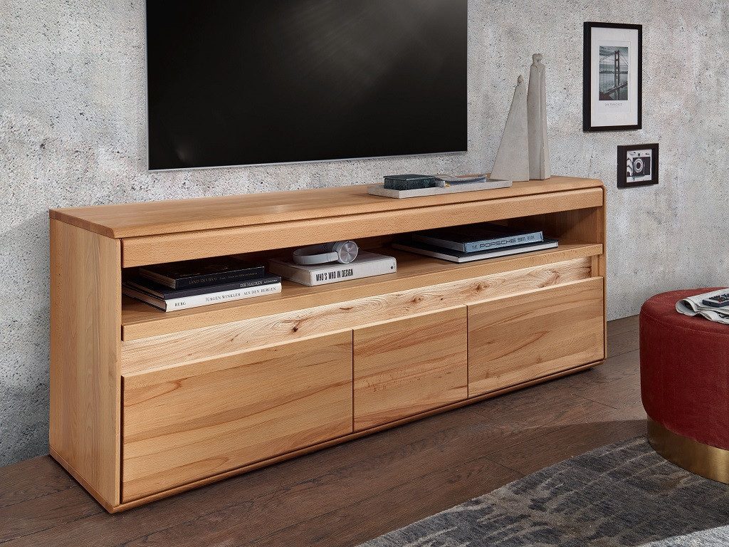 Main Möbel TV-Board TV Element Lowboard 163x63cm Kernbuche Berlin