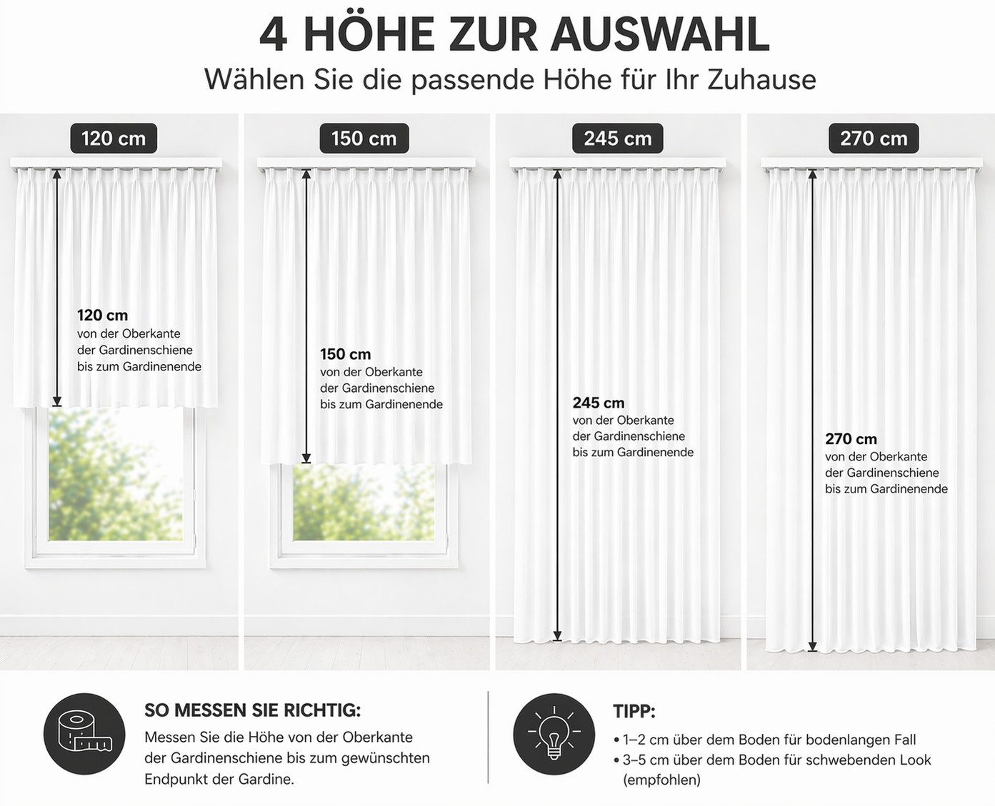 Gardinen by Justyna Gardine Falten Tül Schlicht Gardine, Kräuselband, transparent, Polyester, Fertiggardine, Hochwertigegardine, Türkischegardine, Tüll, Perde