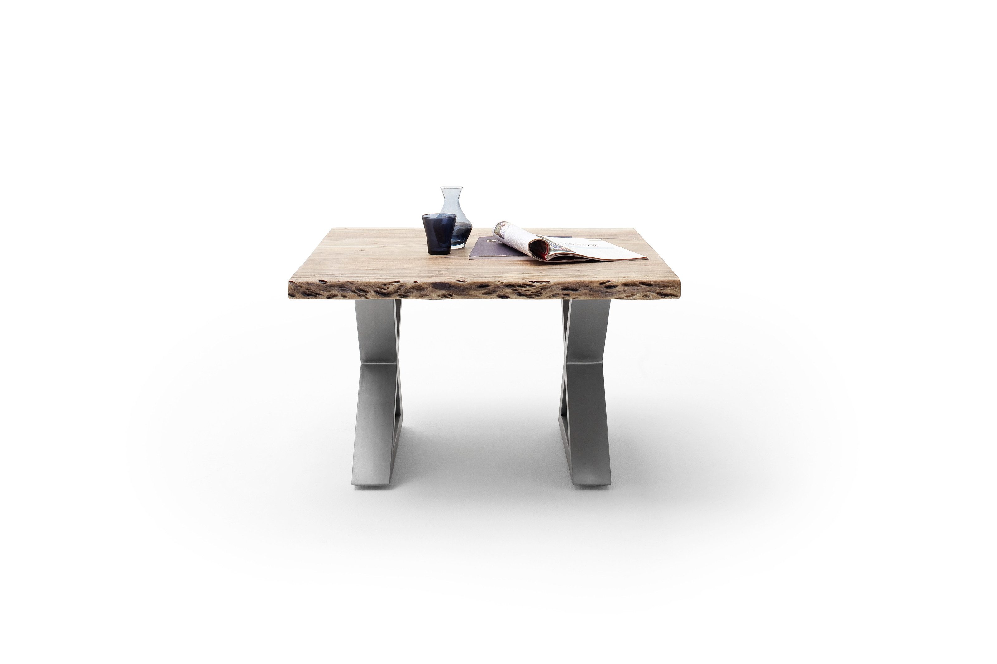 freiraum Couchtisch CARTAGENA, in Akazie natur, massiv lackiert - 75x45x75cm (BxHxT)