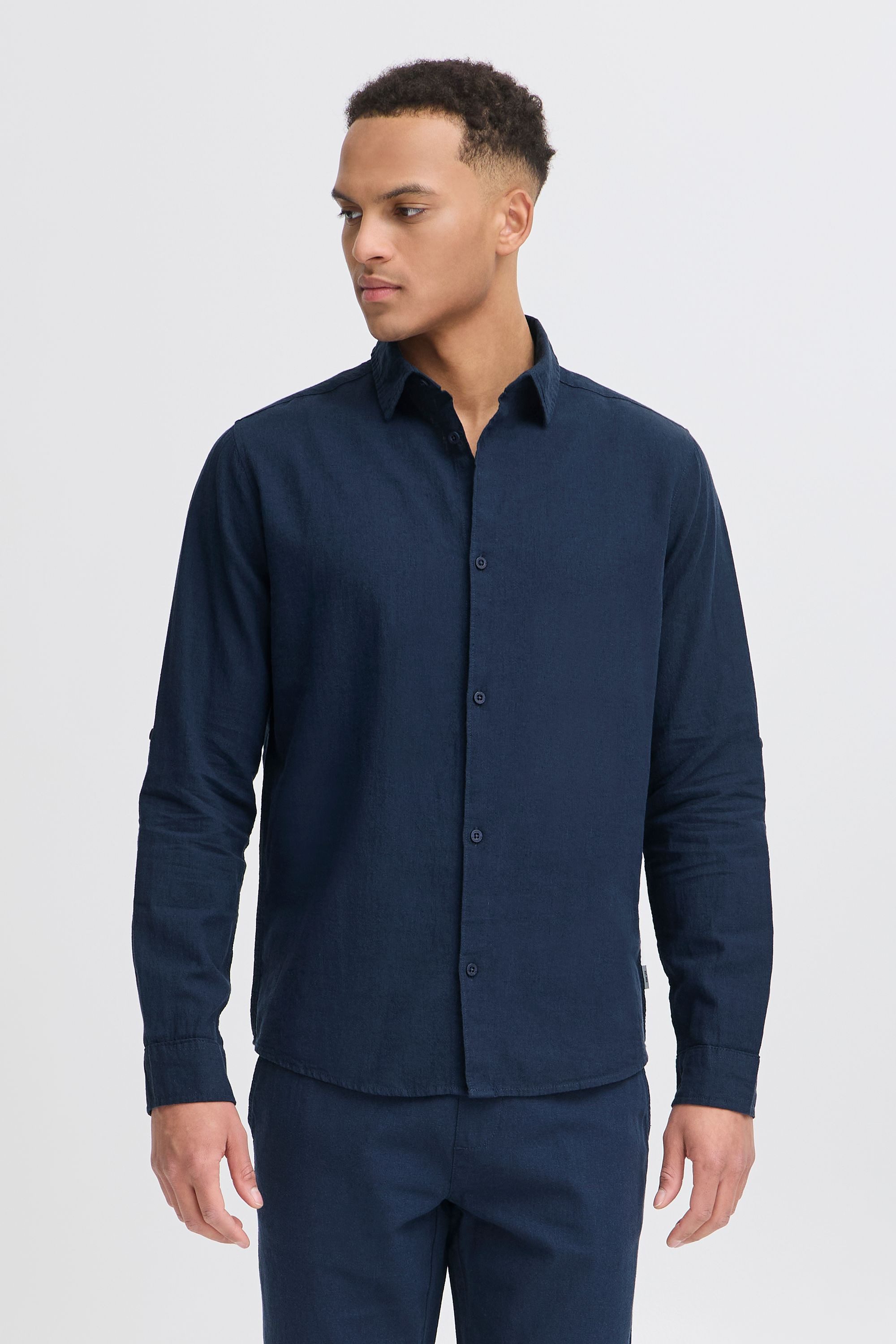 Indicode Leinenhemd IDMonko Sommerliches Leinenhemd günstig online kaufen