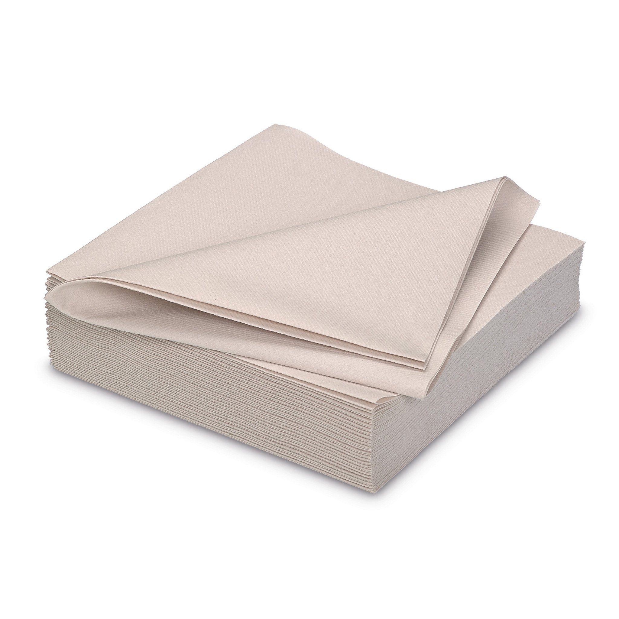 AVA Papierserviette, Servietten stoffähnlich 40x40cm 25 Stück Beige