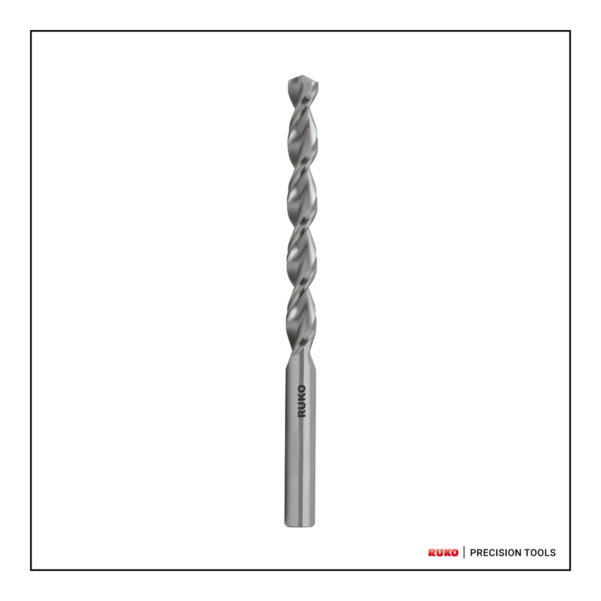 Ruko Holzbohrer RUKO Spiralbohrer DIN 338 UTL 3000 HSSE Co 5 Ø 8,0 x 117 x 75 mm