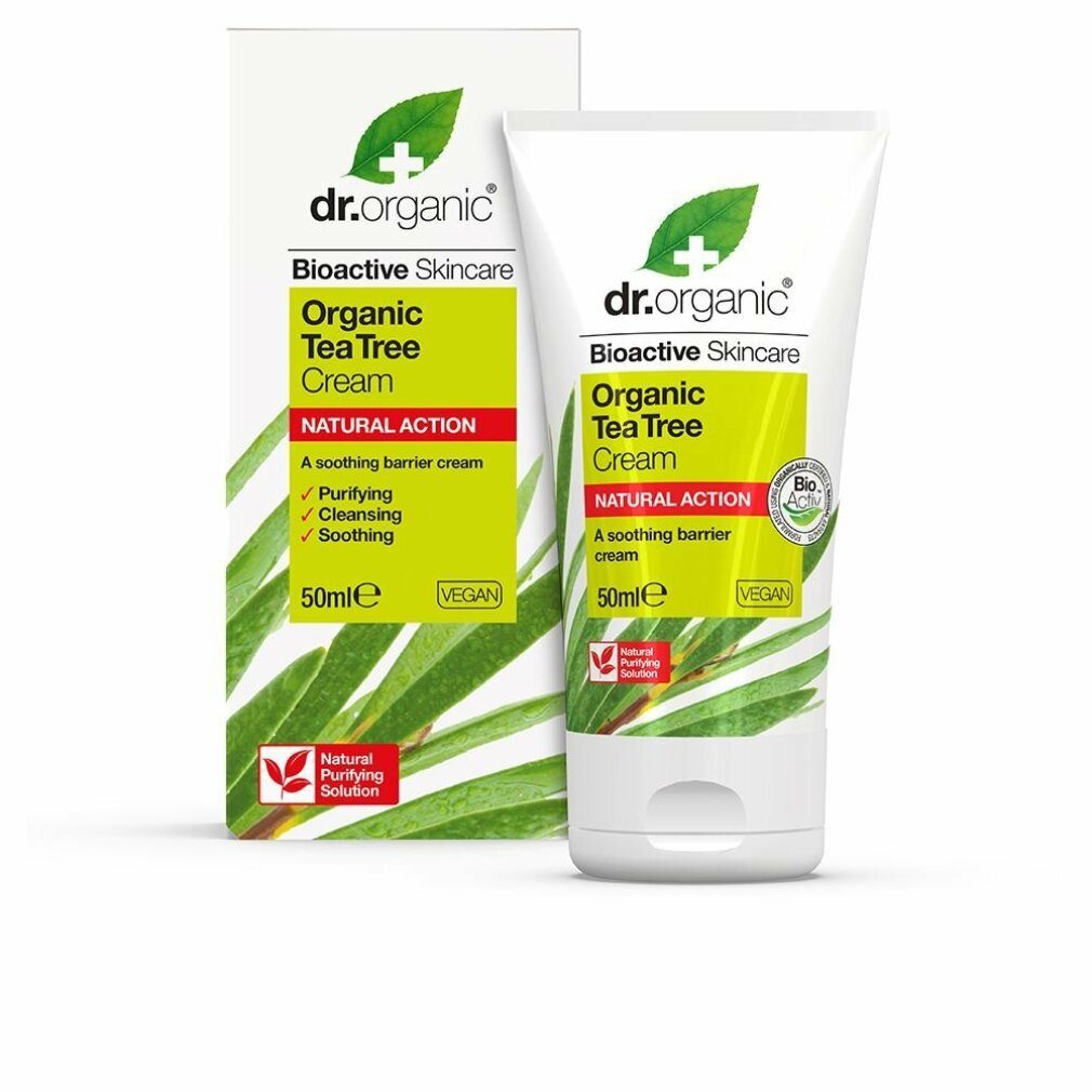 Körperpflegemittel Dr Organic Tea Tree Cream 50ml