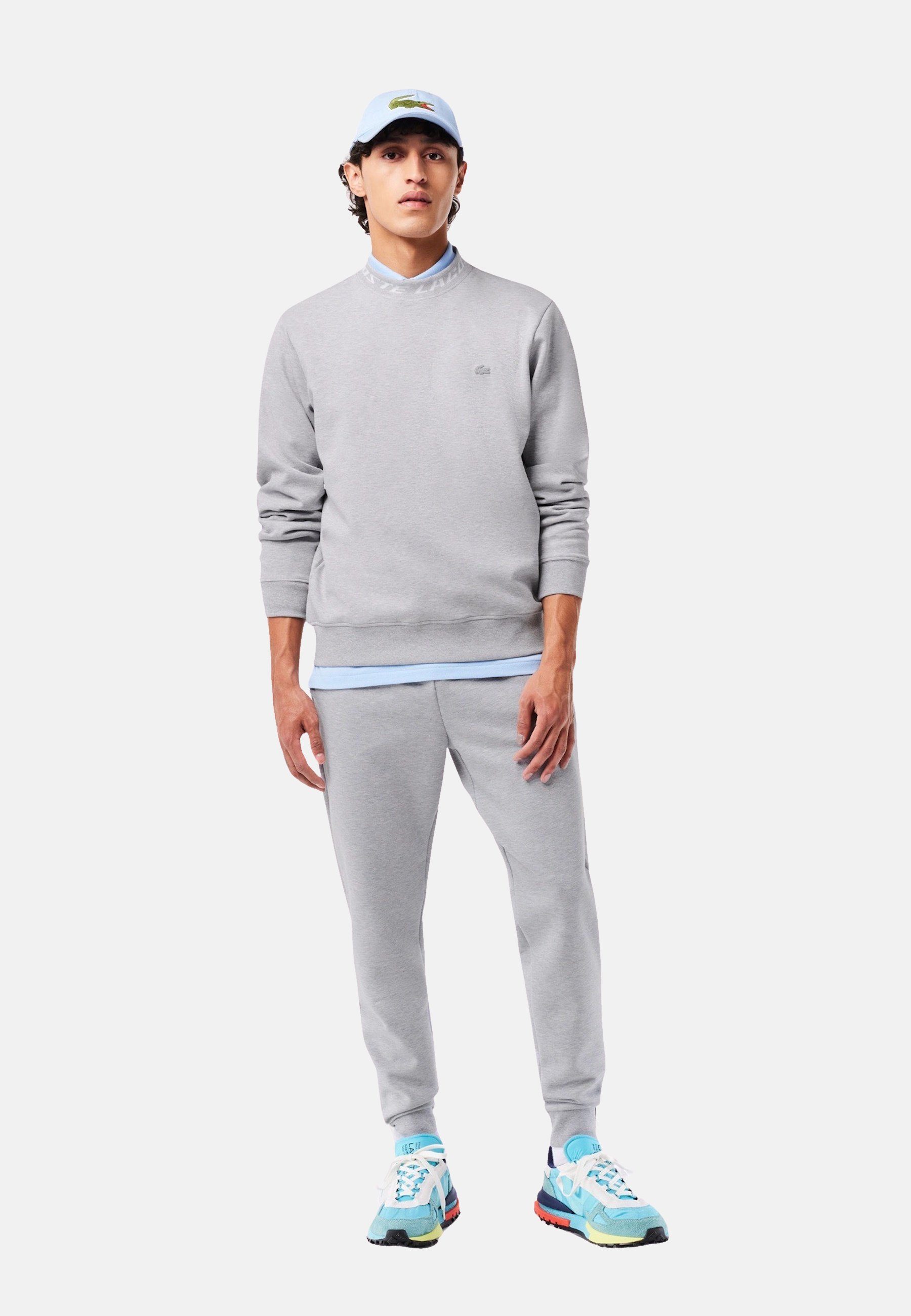 Lacoste Sweatshirt Pullover Sweatshirt mit Logo-Kragen (1-tlg)